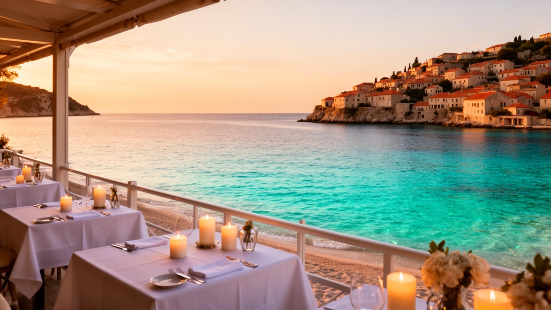 Mediteranska terasa sa pogledom na Jadran